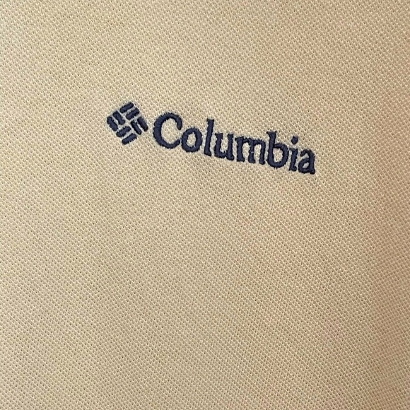 Columbia Men’s polo size XL yellow/Logo/preppy/outdoors - Picture 5 of 7